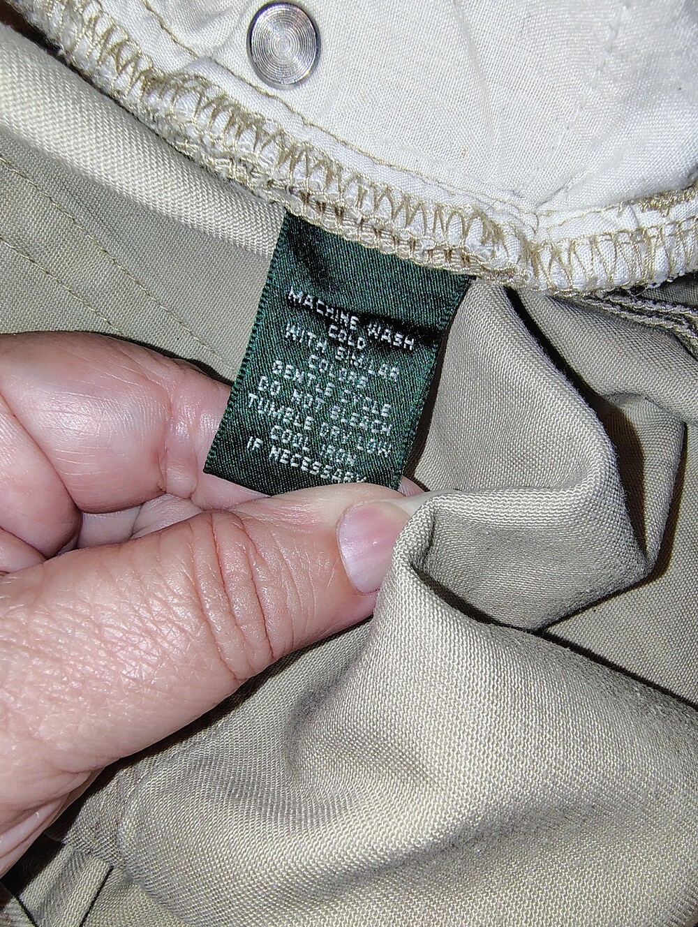 Vintage Ralph Lauren Women's Size 16W Beige Capris - Picture 4 of 7